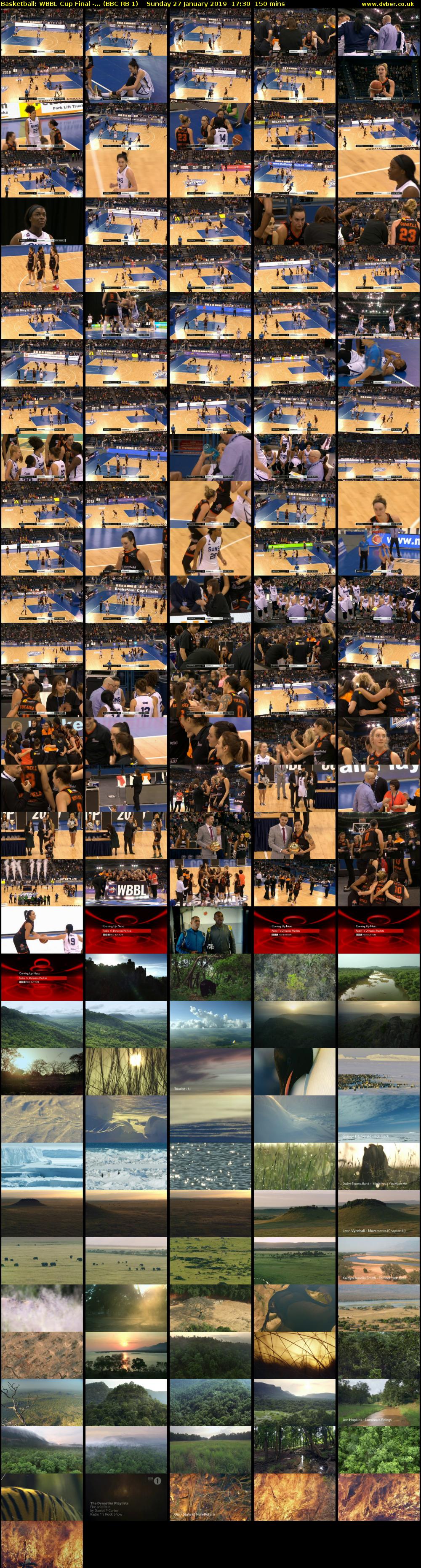 Basketball: WBBL Cup Final -... (BBC RB 1) Sunday 27 January 2019 17:30 - 20:00
