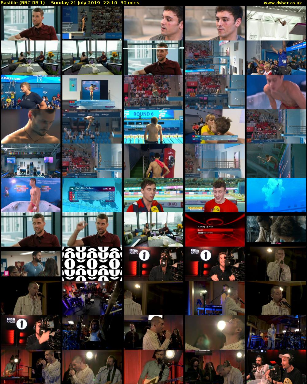 Bastille (BBC RB 1) Sunday 21 July 2019 22:10 - 22:40