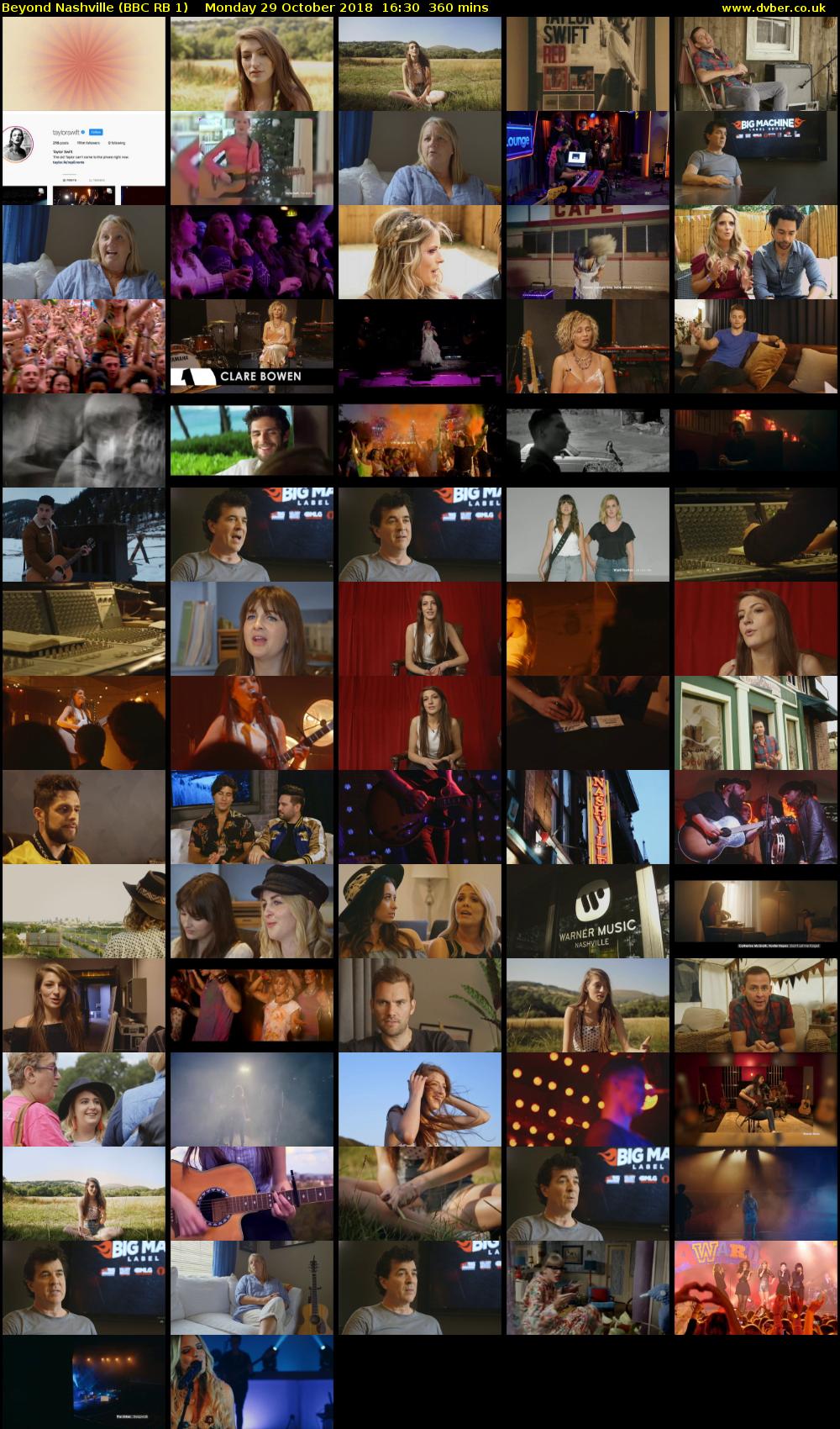 Beyond Nashville (BBC RB 1) Monday 29 October 2018 16:30 - 22:30