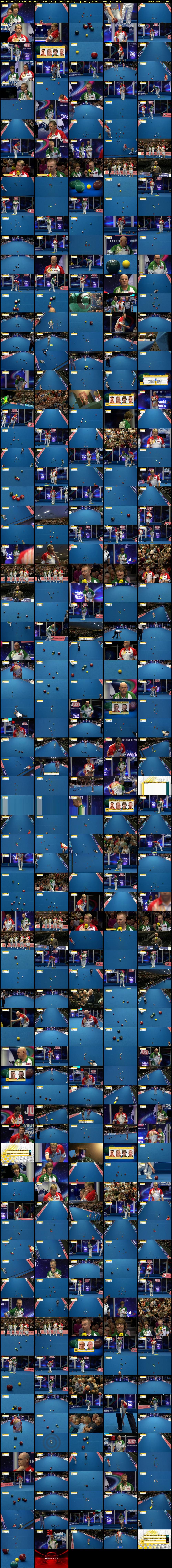 Bowls: World Championship... (BBC RB 1) Wednesday 22 January 2020 04:06 - 08:00