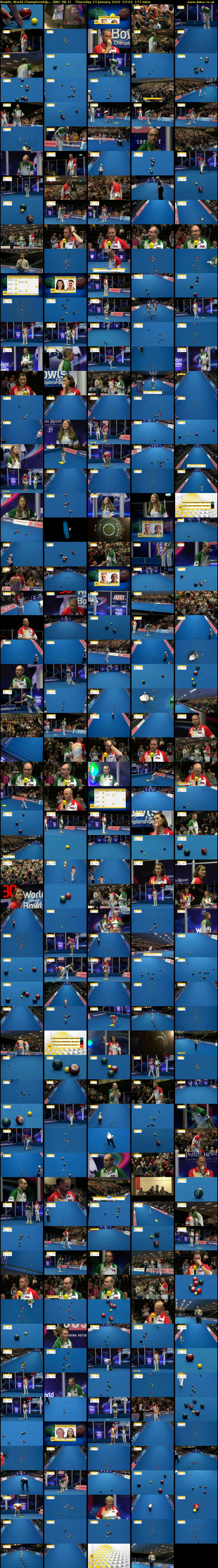 Bowls: World Championship... (BBC RB 1) Thursday 23 January 2020 07:03 - 10:00