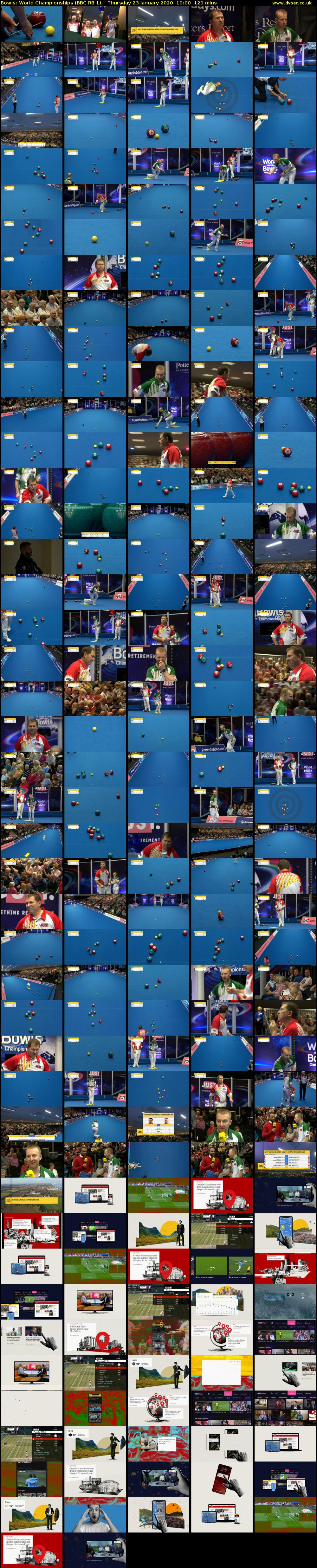 Bowls: World Championships (BBC RB 1) Thursday 23 January 2020 10:00 - 12:00