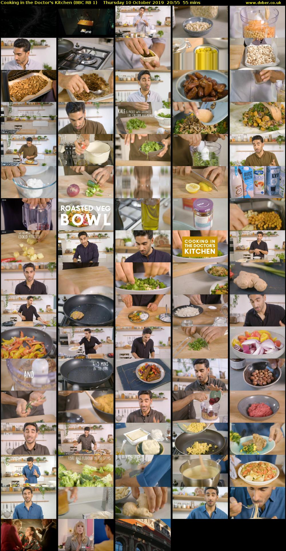 Cooking in the Doctor's Kitchen (BBC RB 1) Thursday 10 October 2019 20:55 - 21:50