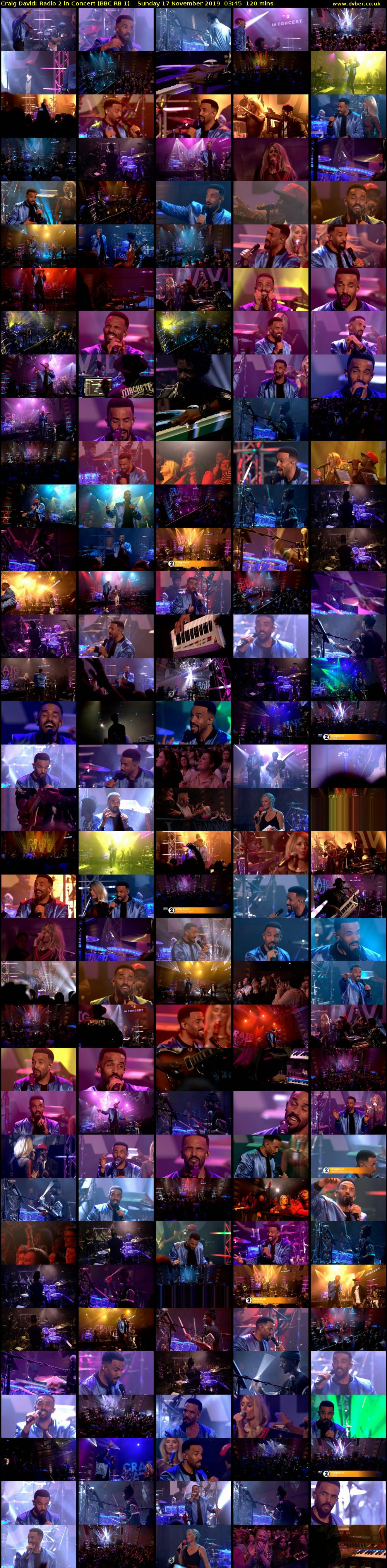 Craig David: Radio 2 in Concert (BBC RB 1) Sunday 17 November 2019 03:45 - 05:45