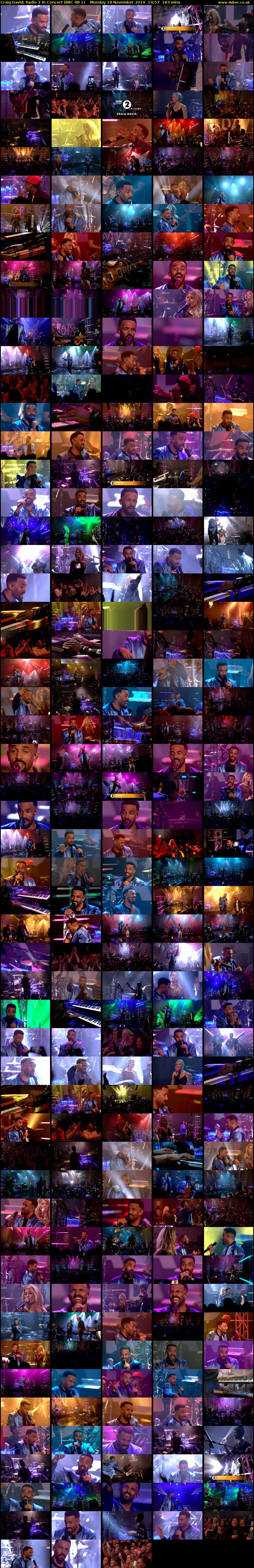 Craig David: Radio 2 in Concert (BBC RB 1) Monday 18 November 2019 14:57 - 18:00