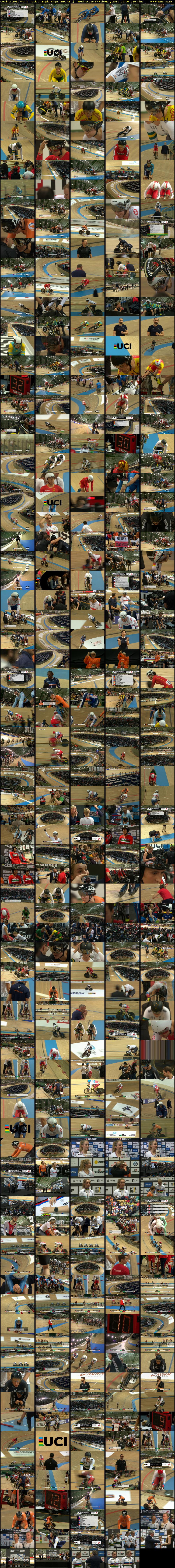Cycling: 2019 World Track Championships (BBC RB 1) Wednesday 27 February 2019 17:00 - 20:45
