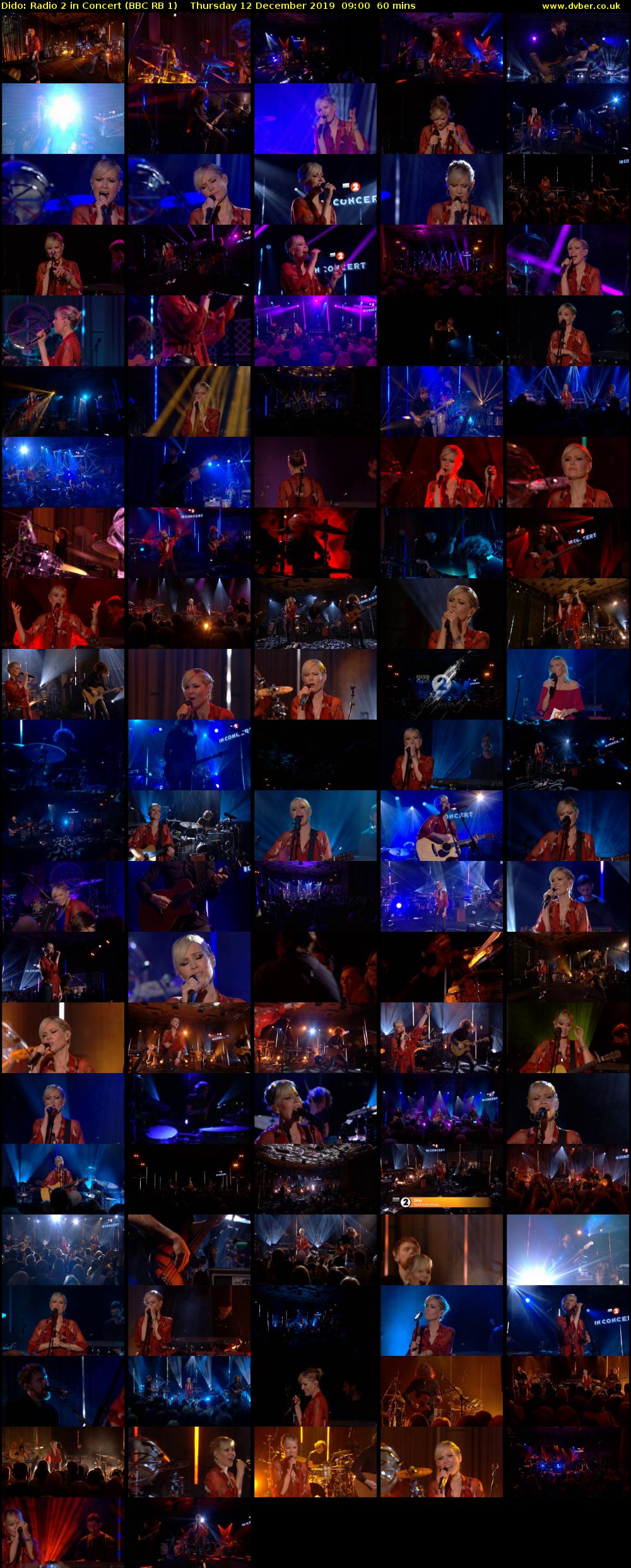 Dido: Radio 2 in Concert (BBC RB 1) Thursday 12 December 2019 09:00 - 10:00