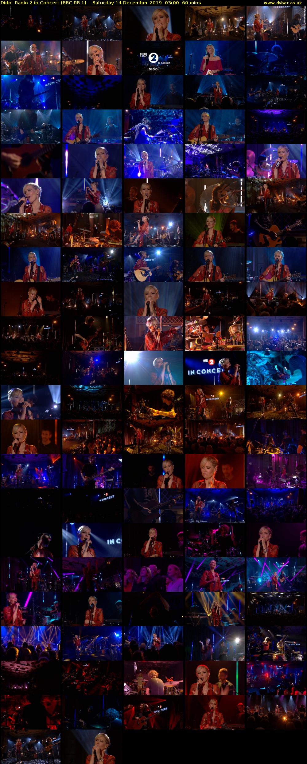 Dido: Radio 2 in Concert (BBC RB 1) Saturday 14 December 2019 03:00 - 04:00