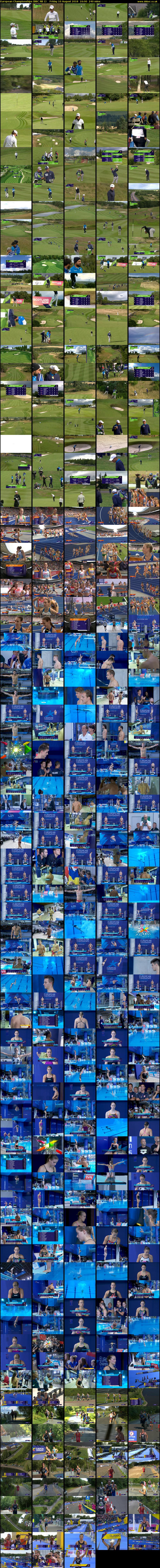 European Championships (BBC RB 1) Friday 10 August 2018 16:00 - 20:00
