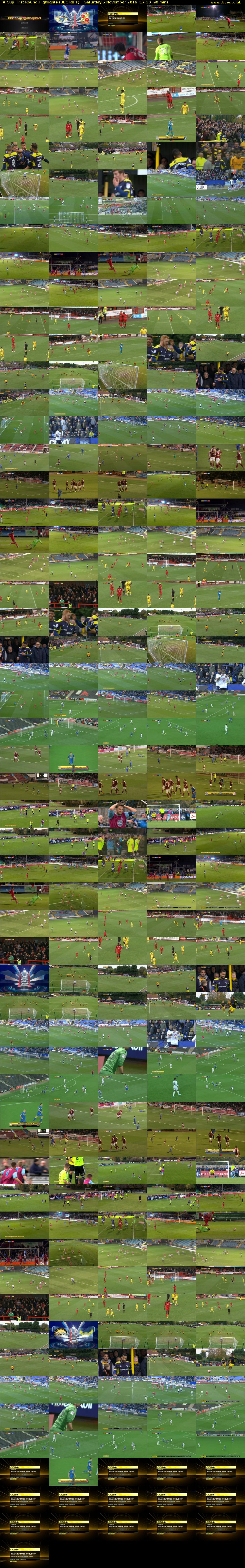 FA Cup First Round Highlights (BBC RB 1) Saturday 5 November 2016 17:30 - 19:00