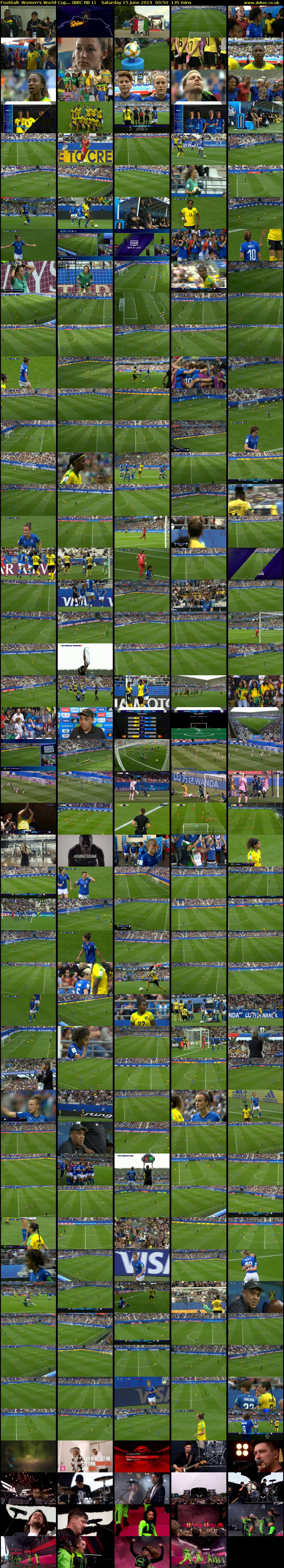Football: Women's World Cup... (BBC RB 1) Saturday 15 June 2019 00:50 - 03:05