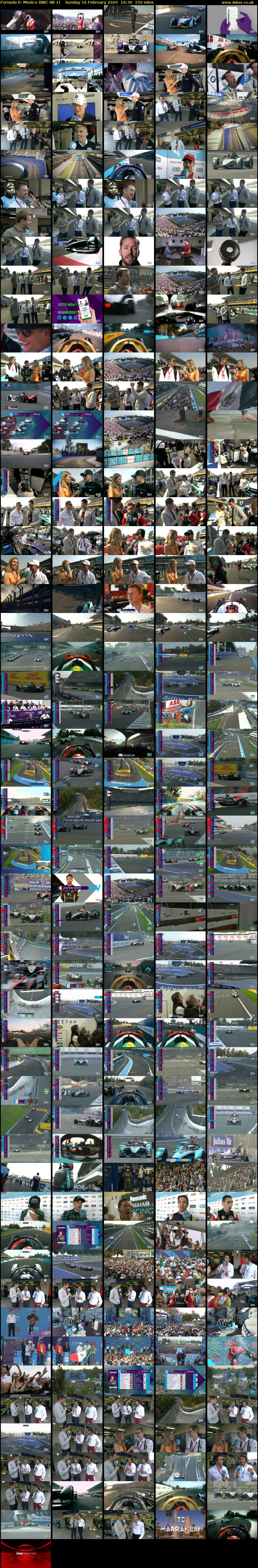 Formula E: Mexico (BBC RB 1) Sunday 16 February 2020 16:30 - 19:00