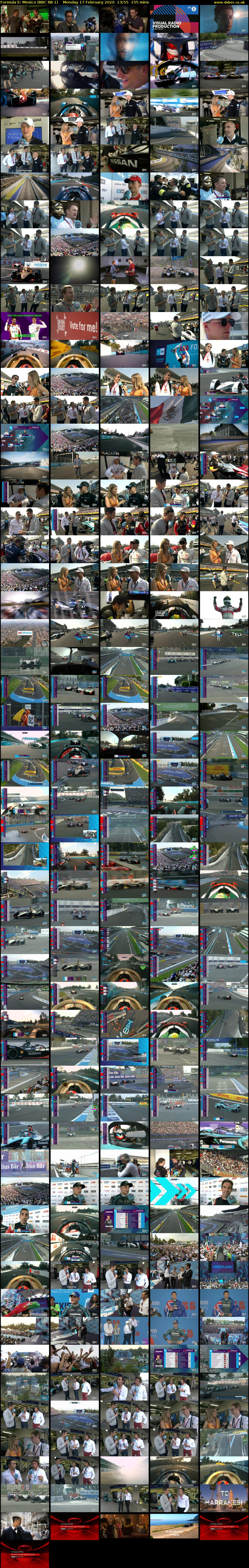 Formula E: Mexico (BBC RB 1) Monday 17 February 2020 13:55 - 16:30