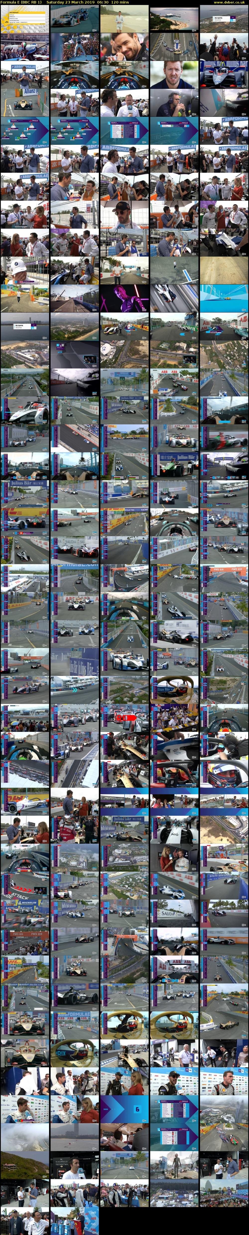Formula E (BBC RB 1) Saturday 23 March 2019 06:30 - 08:30