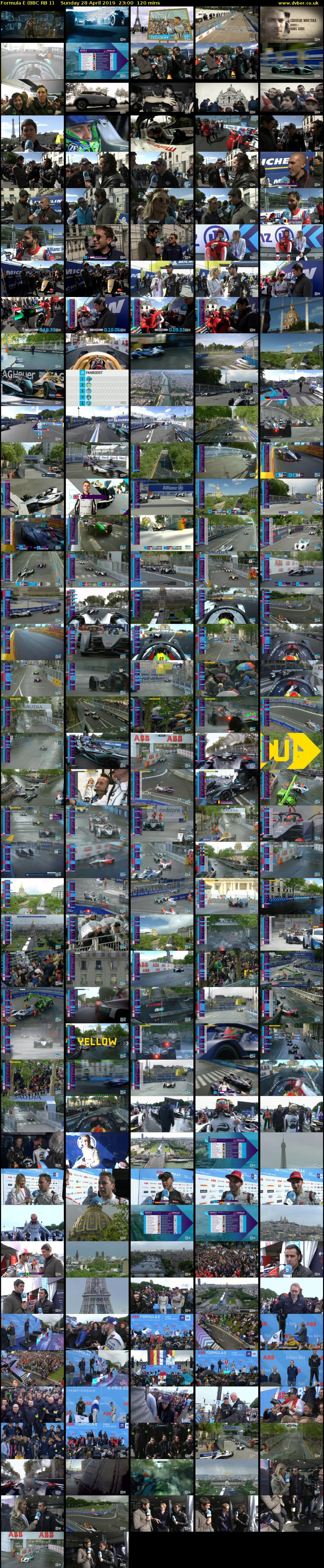Formula E (BBC RB 1) Sunday 28 April 2019 23:00 - 01:00