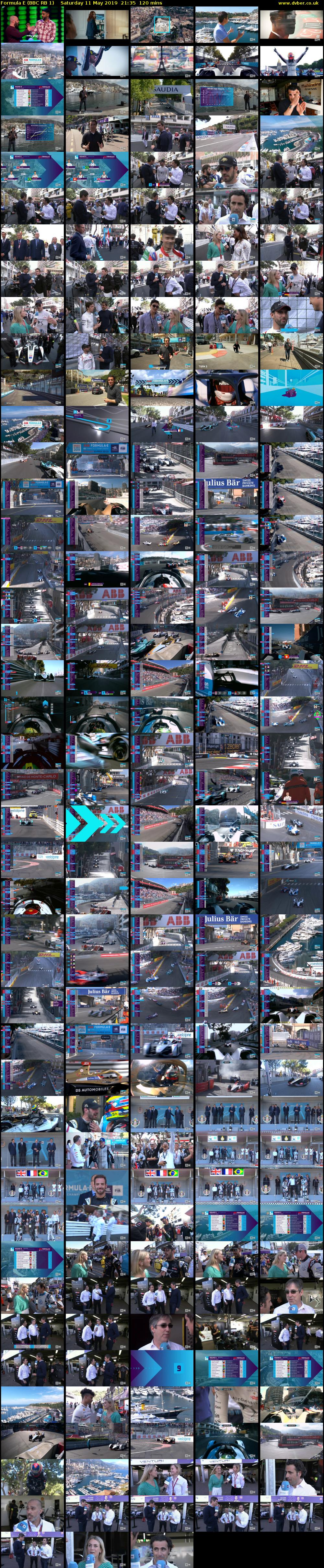 Formula E (BBC RB 1) Saturday 11 May 2019 21:35 - 23:35