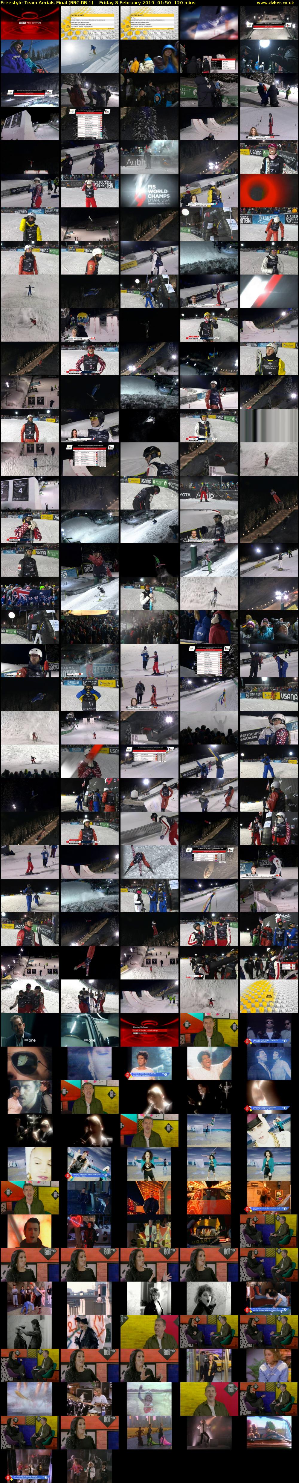 Freestyle Team Aerials Final (BBC RB 1) Friday 8 February 2019 01:50 - 03:50