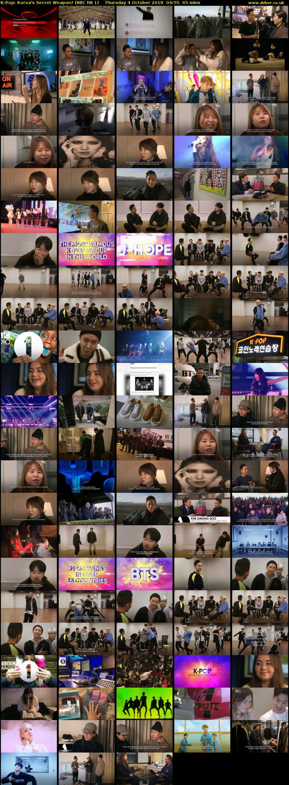K-Pop: Korea's Secret Weapon? (BBC RB 1) Thursday 4 October 2018 04:55 - 06:00