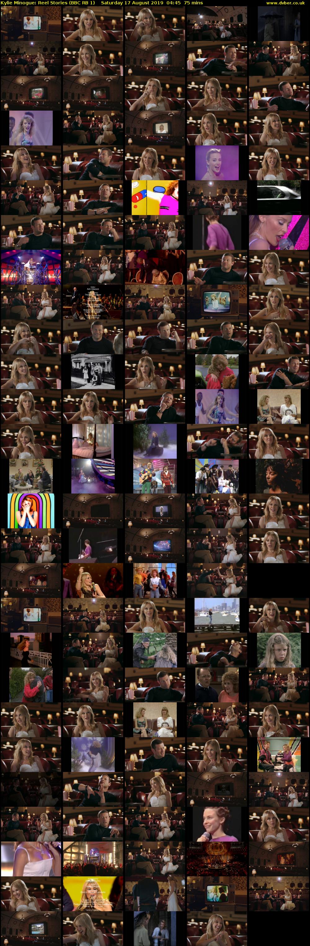 Kylie Minogue: Reel Stories (BBC RB 1) Saturday 17 August 2019 04:45 - 06:00