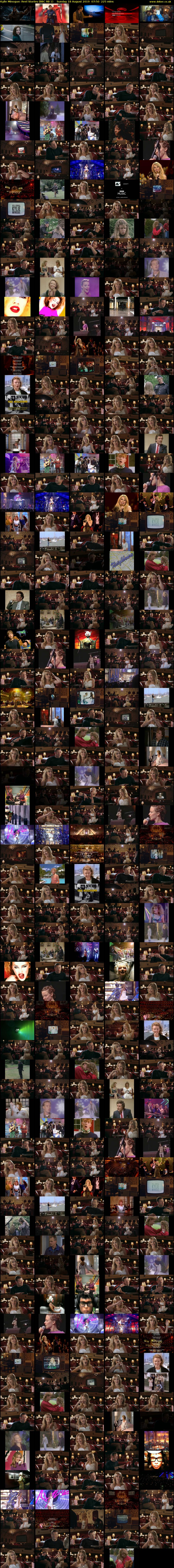 Kylie Minogue: Reel Stories (BBC RB 1) Sunday 18 August 2019 07:50 - 11:35