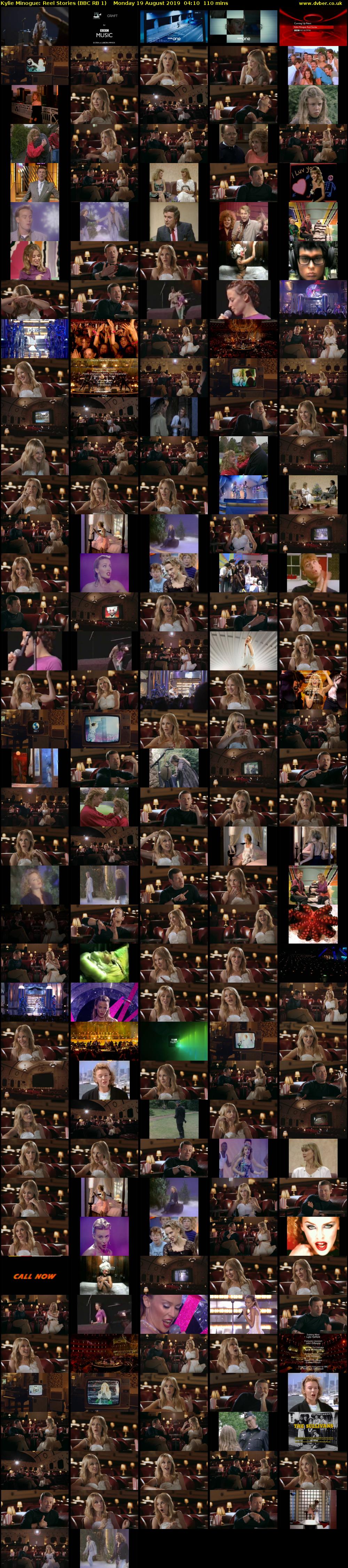 Kylie Minogue: Reel Stories (BBC RB 1) Monday 19 August 2019 04:10 - 06:00