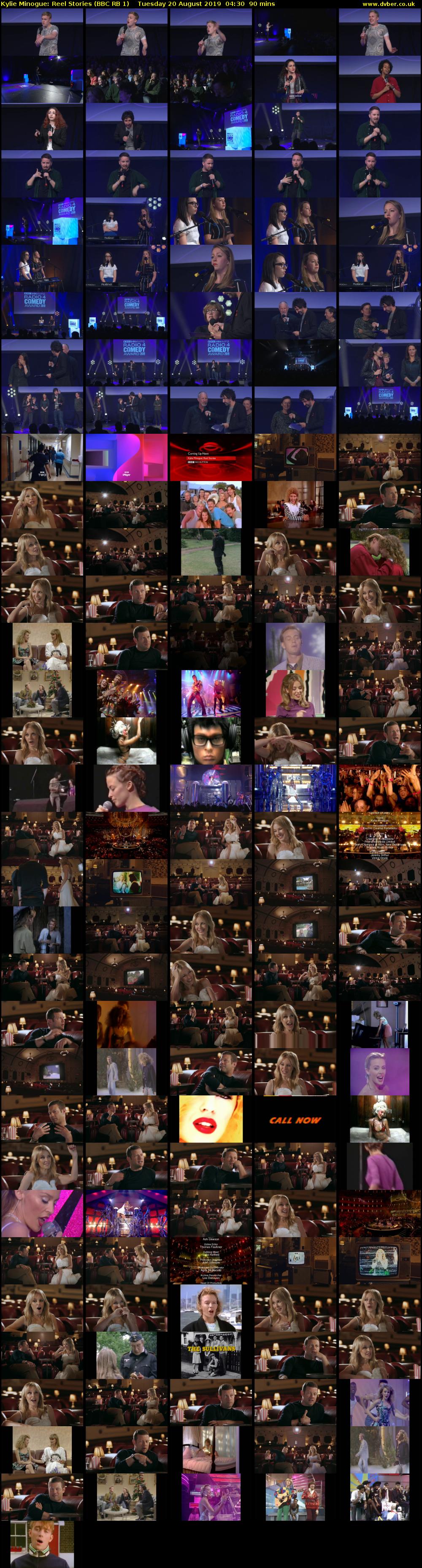 Kylie Minogue: Reel Stories (BBC RB 1) Tuesday 20 August 2019 04:30 - 06:00