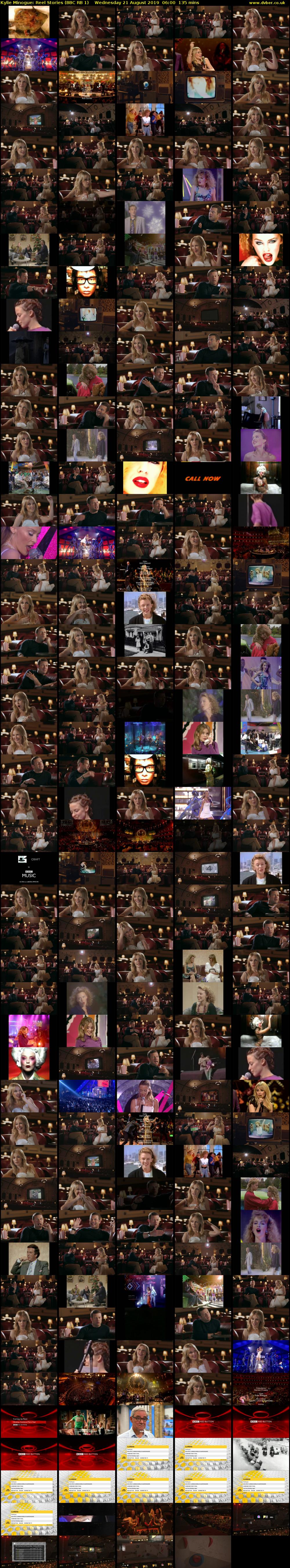 Kylie Minogue: Reel Stories (BBC RB 1) Wednesday 21 August 2019 06:00 - 08:15