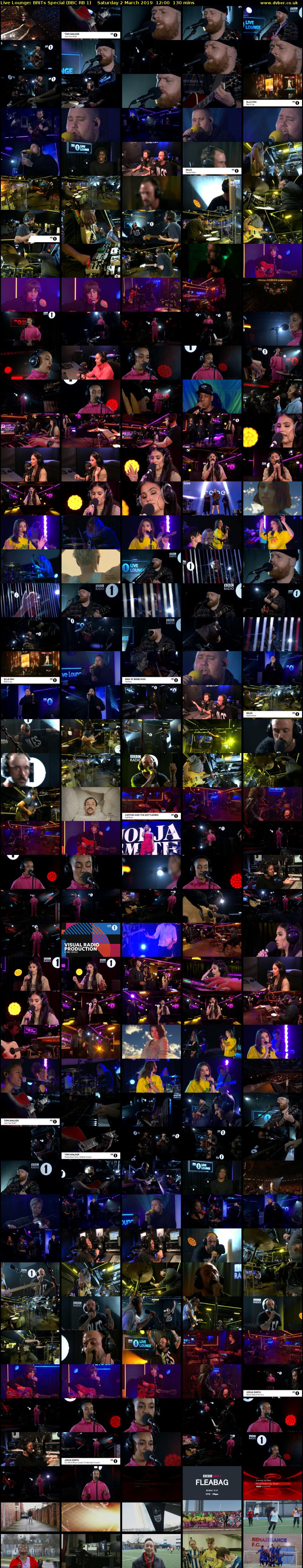 Live Lounge: BRITs Special (BBC RB 1) Saturday 2 March 2019 12:00 - 14:10