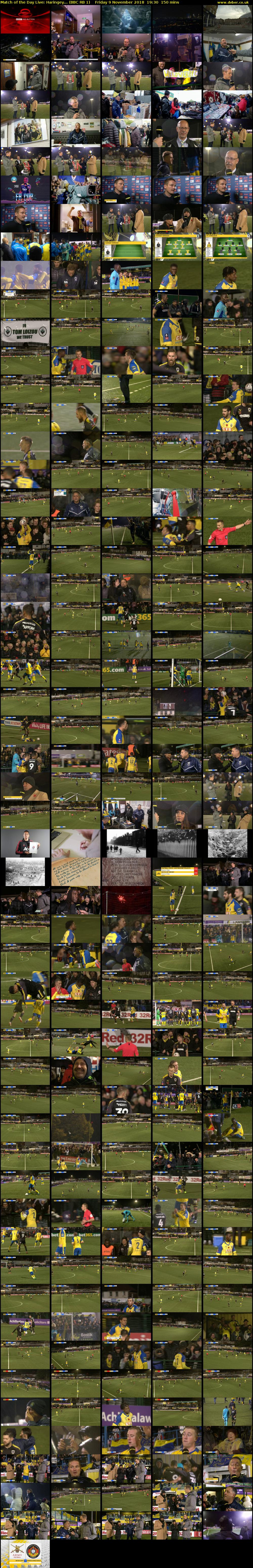 Match of the Day Live: Haringey... (BBC RB 1) Friday 9 November 2018 19:30 - 22:00