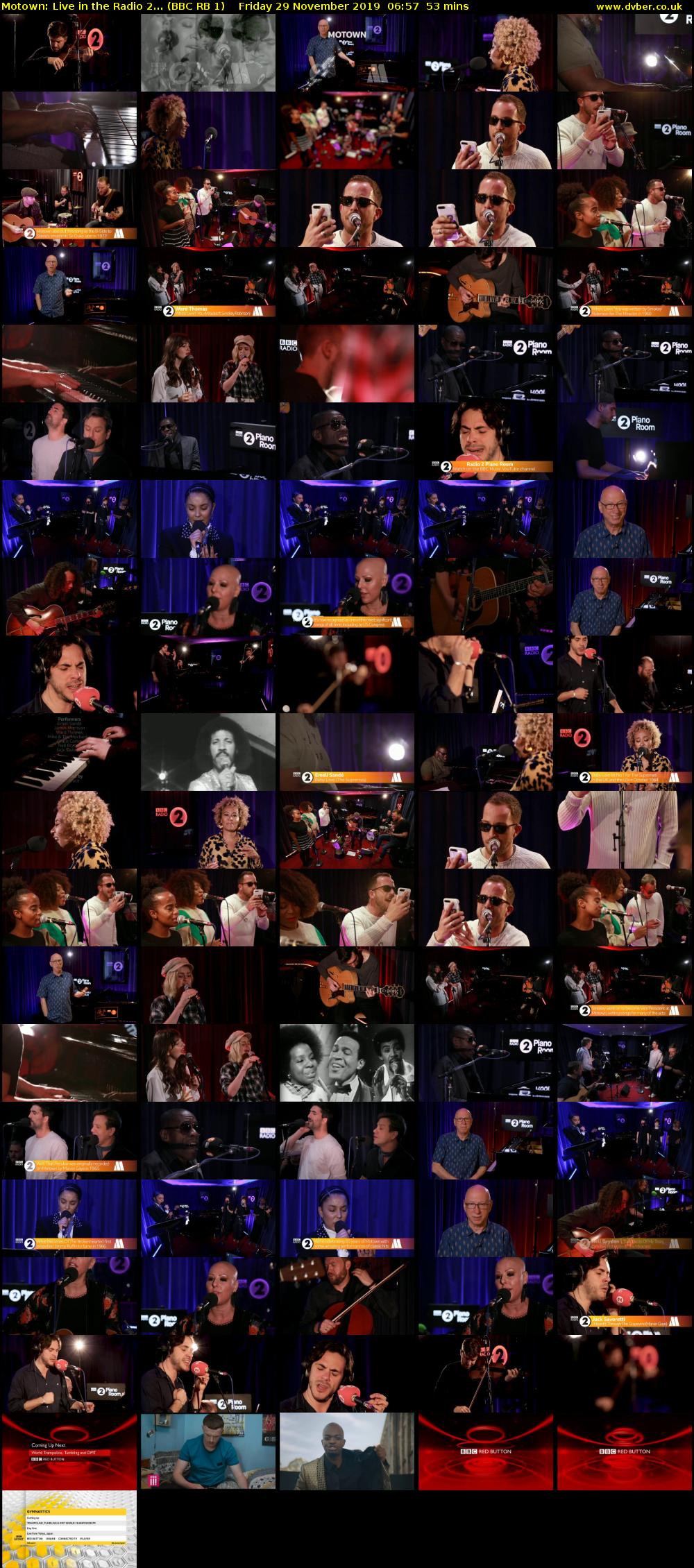 Motown: Live in the Radio 2... (BBC RB 1) Friday 29 November 2019 06:57 - 07:50