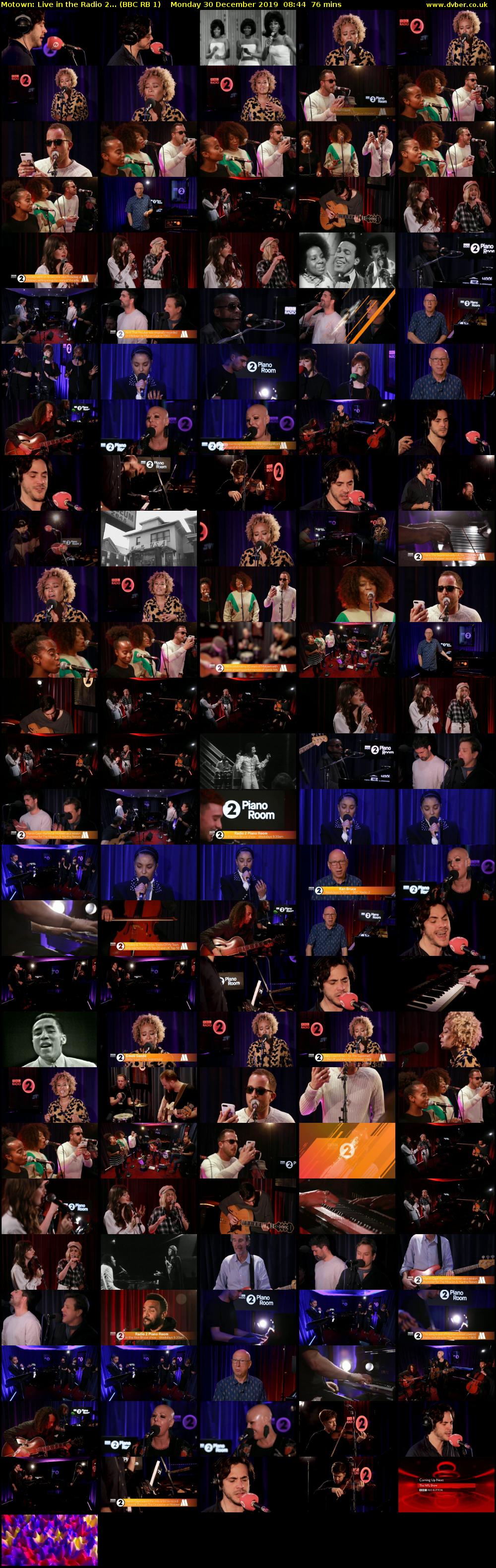Motown: Live in the Radio 2... (BBC RB 1) Monday 30 December 2019 08:44 - 10:00