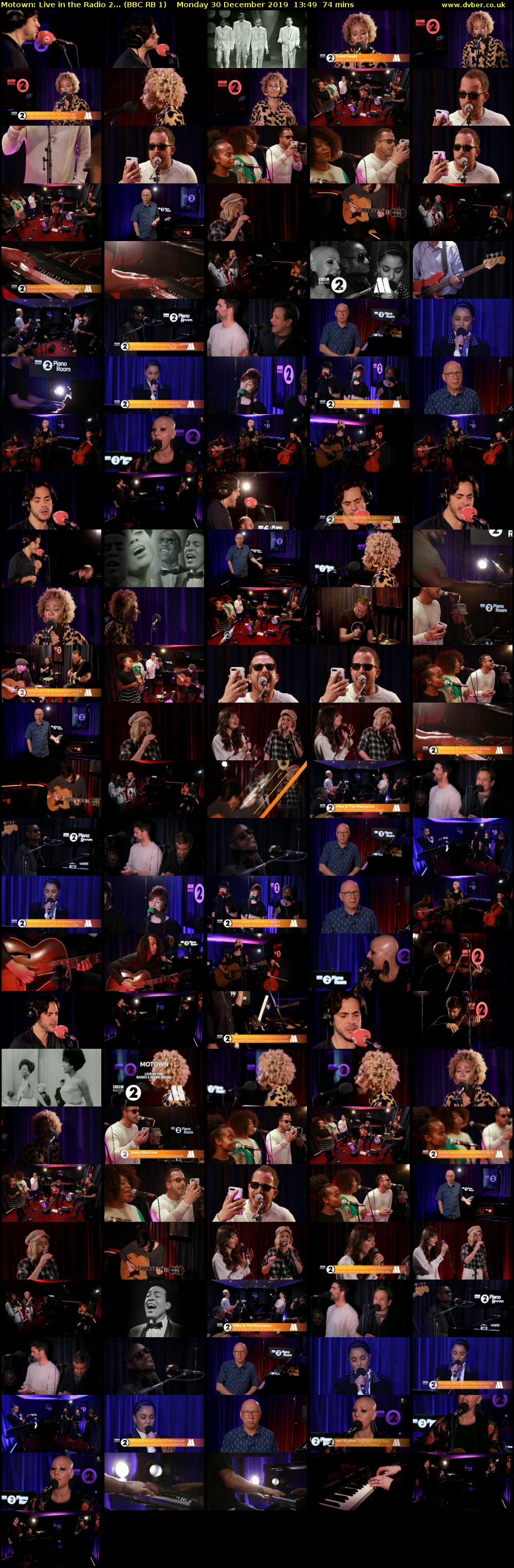 Motown: Live in the Radio 2... (BBC RB 1) Monday 30 December 2019 13:49 - 15:03
