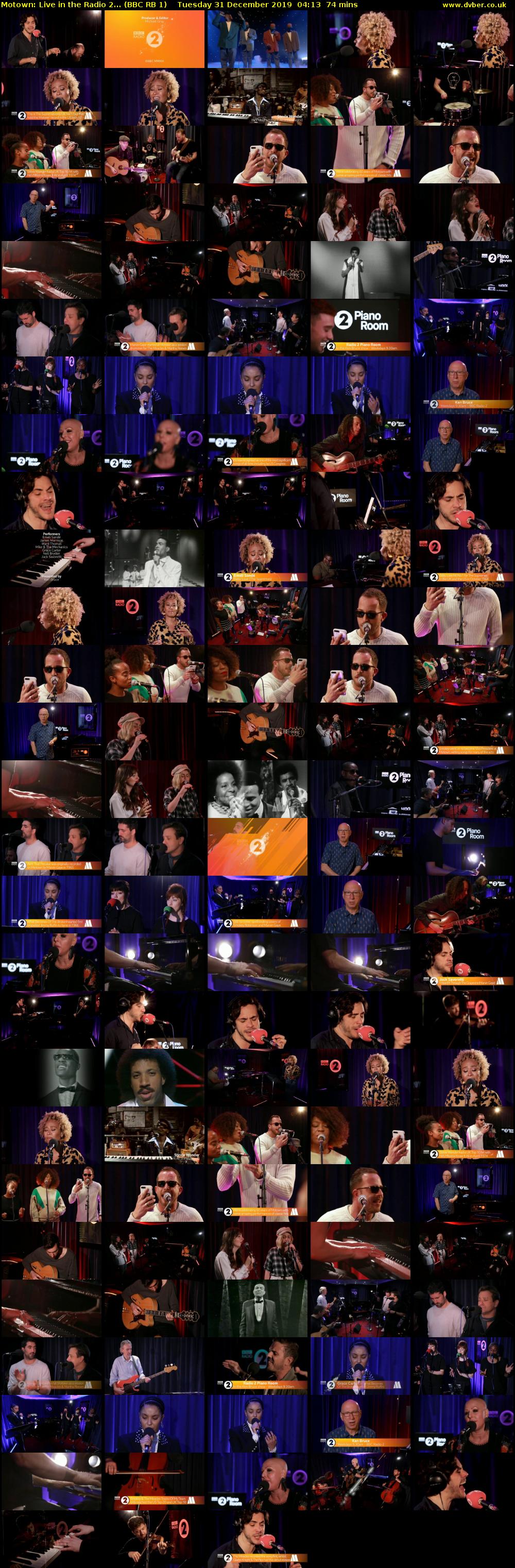 Motown: Live in the Radio 2... (BBC RB 1) Tuesday 31 December 2019 04:13 - 05:27