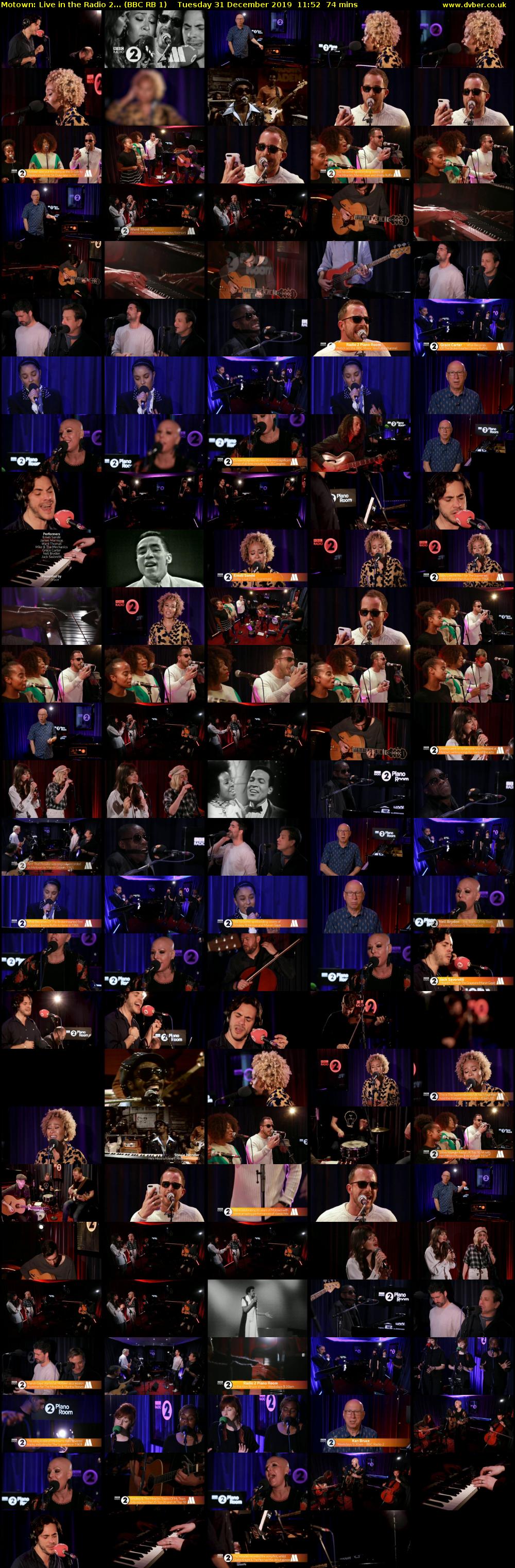Motown: Live in the Radio 2... (BBC RB 1) Tuesday 31 December 2019 11:52 - 13:06