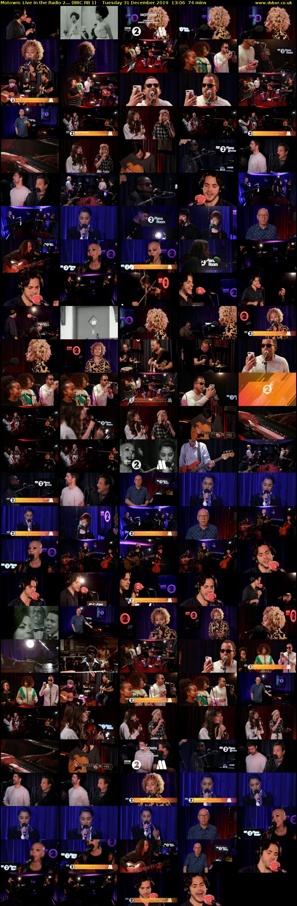 Motown: Live in the Radio 2... (BBC RB 1) Tuesday 31 December 2019 13:06 - 14:20
