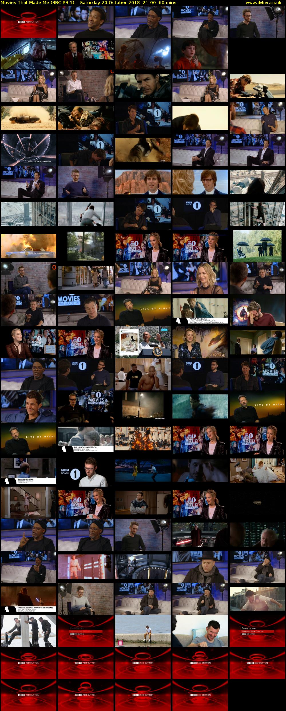 Movies That Made Me (BBC RB 1) Saturday 20 October 2018 21:00 - 22:00