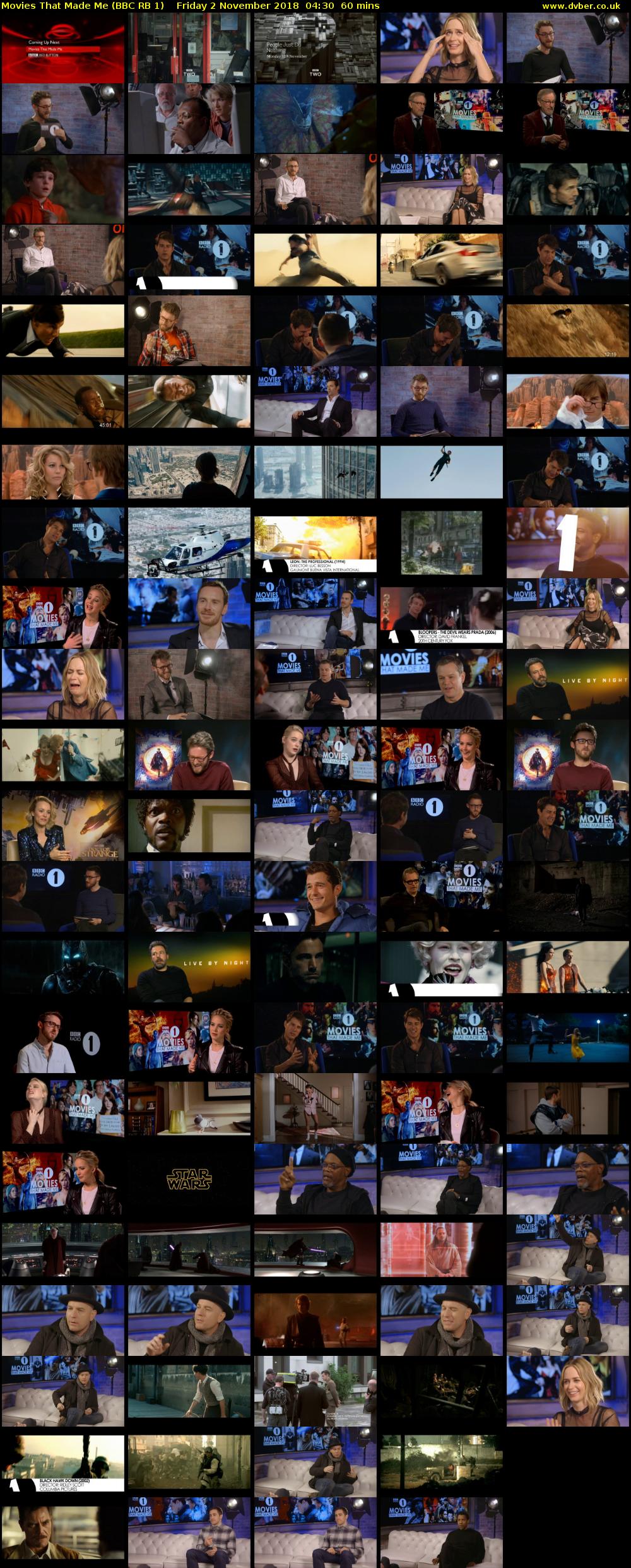 Movies That Made Me (BBC RB 1) Friday 2 November 2018 04:30 - 05:30