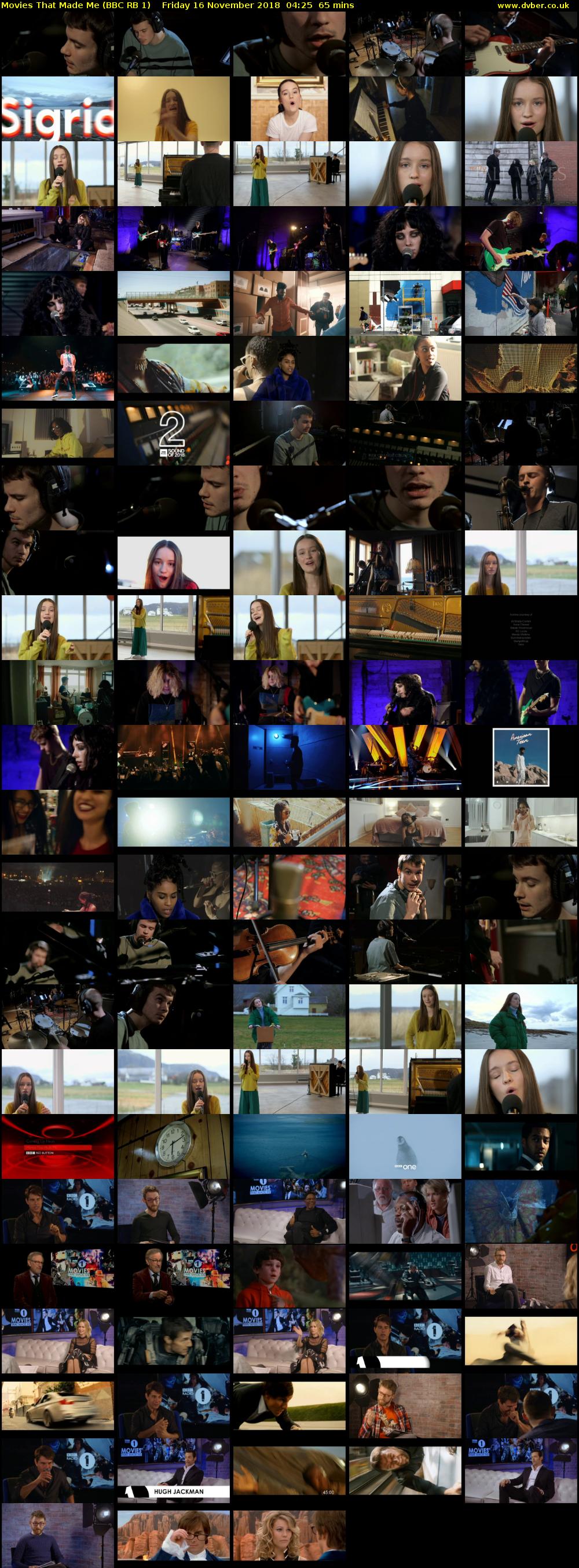 Movies That Made Me (BBC RB 1) Friday 16 November 2018 04:25 - 05:30