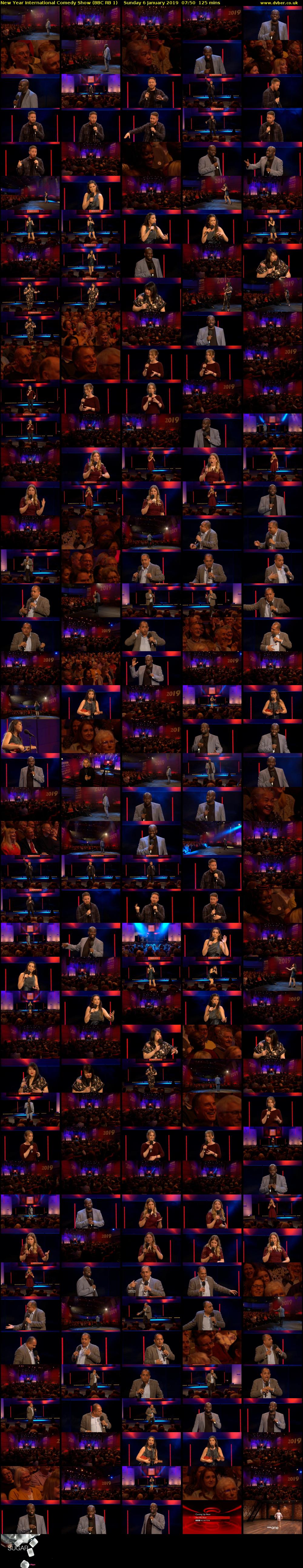 New Year International Comedy Show (BBC RB 1) Sunday 6 January 2019 07:50 - 09:55