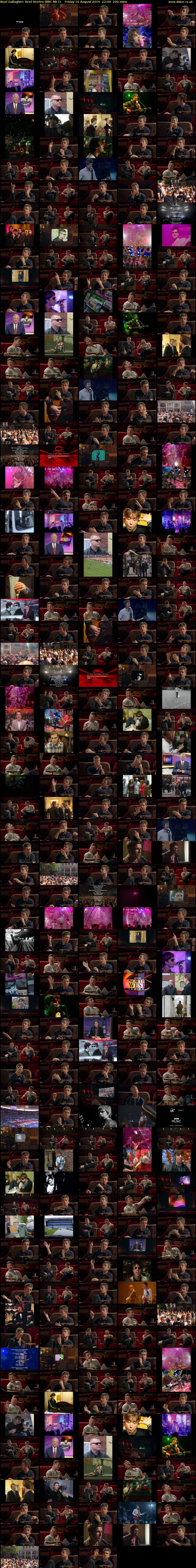 Noel Gallagher: Reel Stories (BBC RB 1) Friday 16 August 2019 22:00 - 01:20