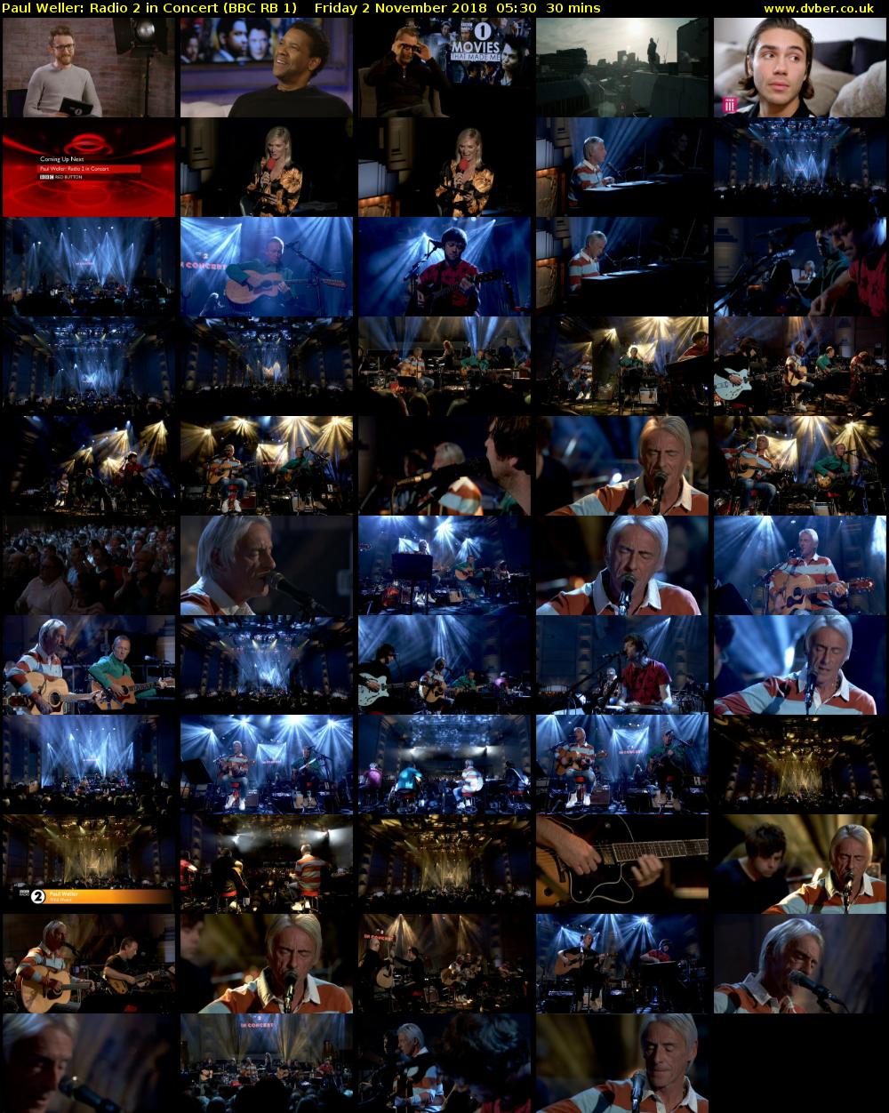 Paul Weller: Radio 2 in Concert (BBC RB 1) Friday 2 November 2018 05:30 - 06:00