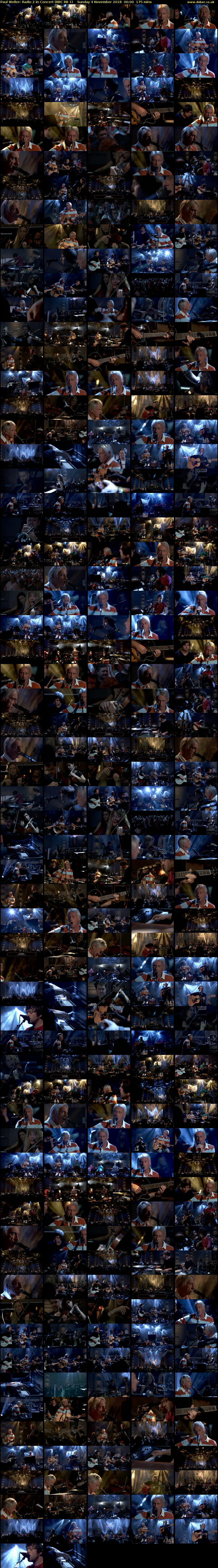 Paul Weller: Radio 2 in Concert (BBC RB 1) Sunday 4 November 2018 06:00 - 08:55