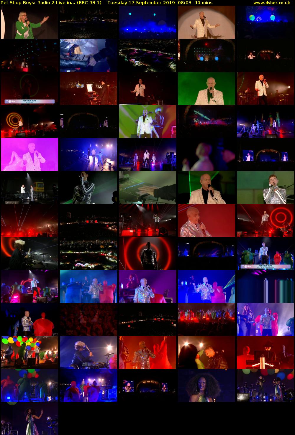 Pet Shop Boys: Radio 2 Live in... (BBC RB 1) Tuesday 17 September 2019 08:03 - 08:43