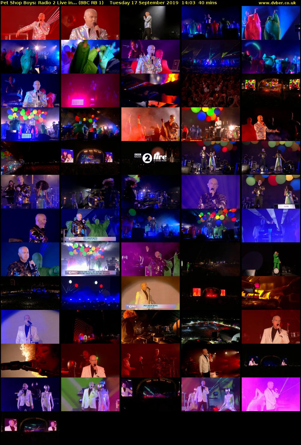 Pet Shop Boys: Radio 2 Live in... (BBC RB 1) Tuesday 17 September 2019 14:03 - 14:43