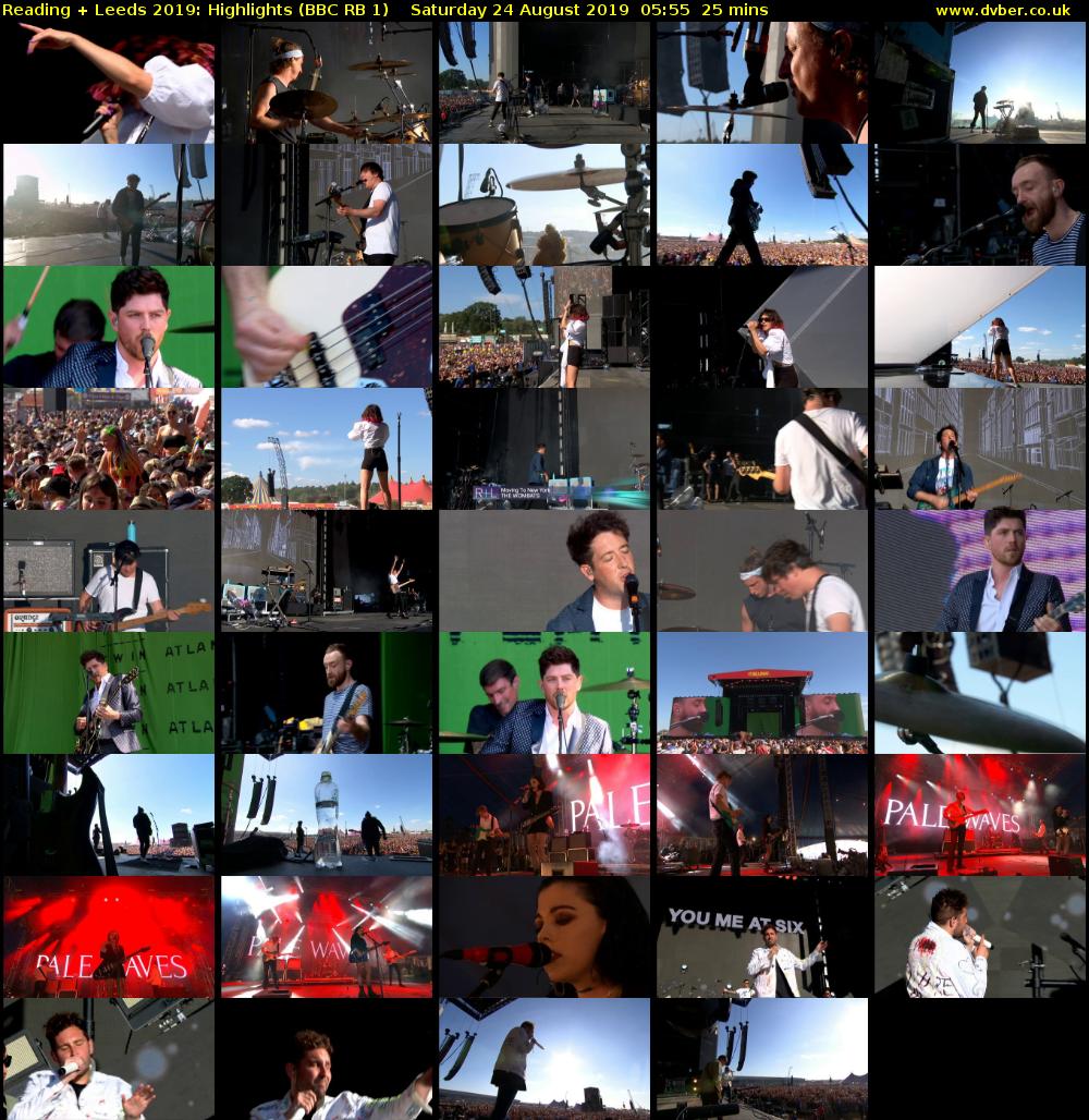 Reading + Leeds 2019: Highlights (BBC RB 1) Saturday 24 August 2019 05:55 - 06:20
