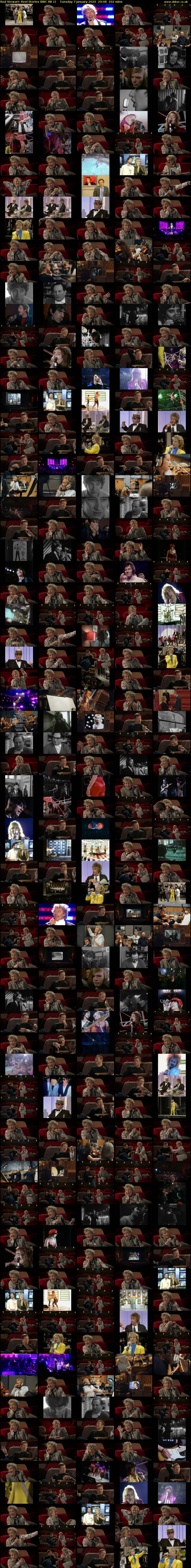 Rod Stewart: Reel Stories (BBC RB 1) Tuesday 7 January 2020 20:08 - 23:30