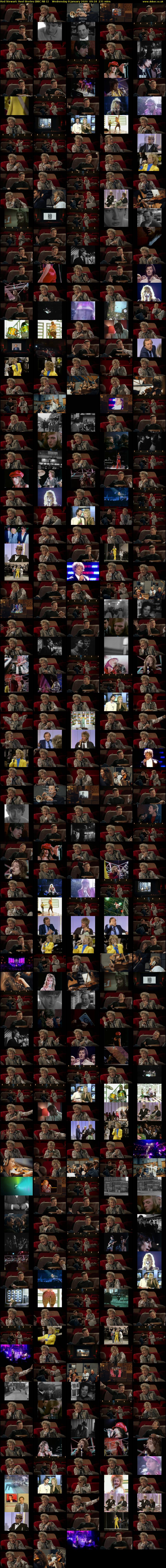 Rod Stewart: Reel Stories (BBC RB 1) Wednesday 8 January 2020 09:18 - 13:09