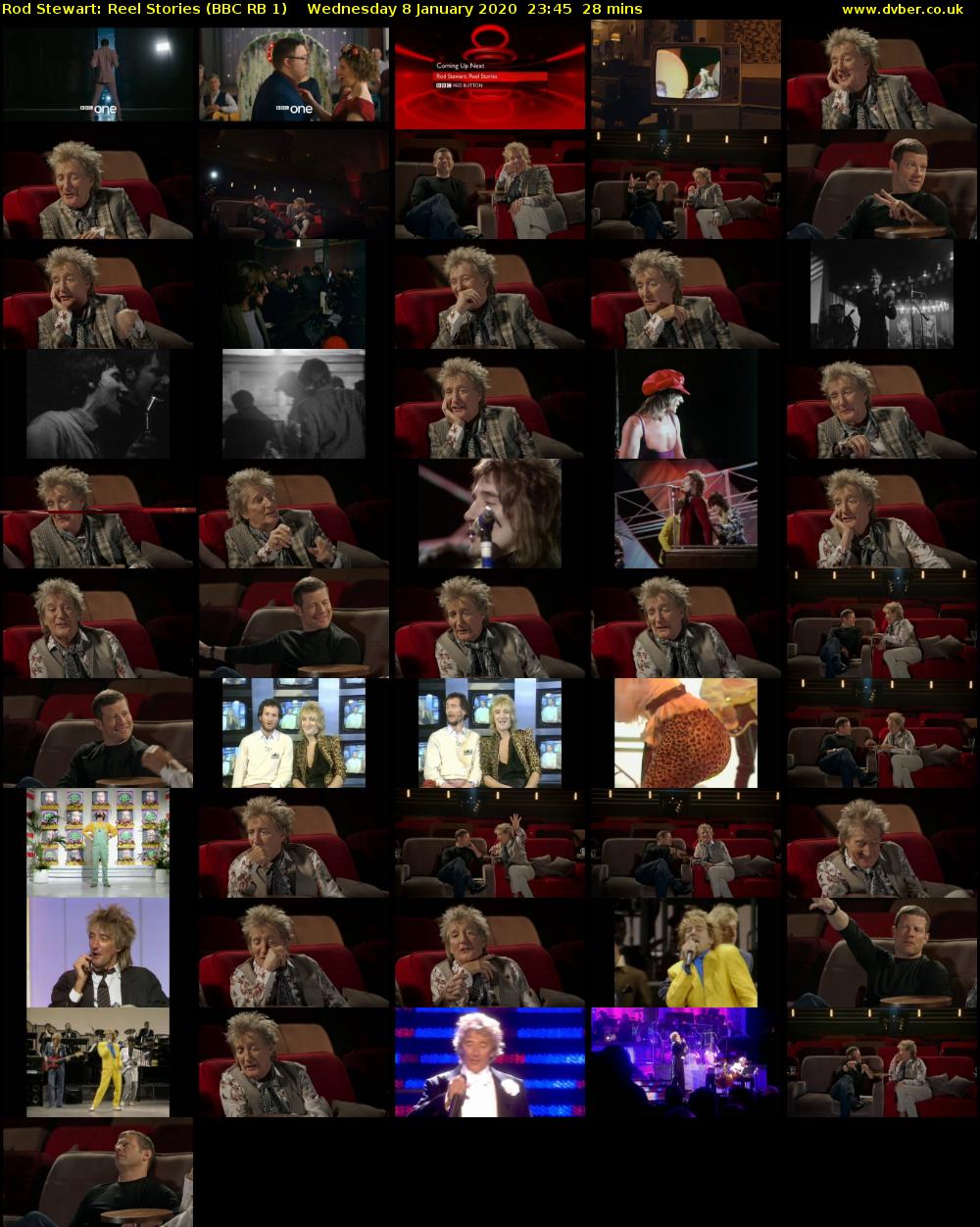 Rod Stewart: Reel Stories (BBC RB 1) Wednesday 8 January 2020 23:45 - 00:13