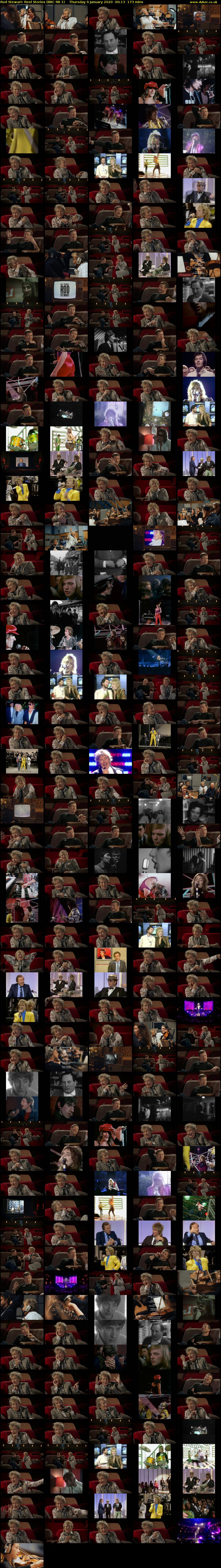 Rod Stewart: Reel Stories (BBC RB 1) Thursday 9 January 2020 00:13 - 03:06