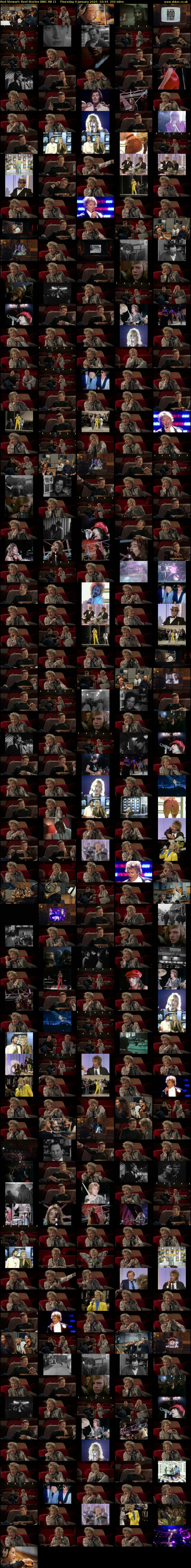 Rod Stewart: Reel Stories (BBC RB 1) Thursday 9 January 2020 10:44 - 14:06